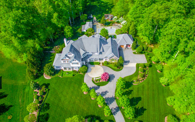 Beautiful Aerial Drone Real Estate Photo