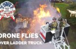 Drone Films House Fire