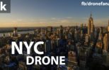 Drone Flies Over Manhattan & NYC