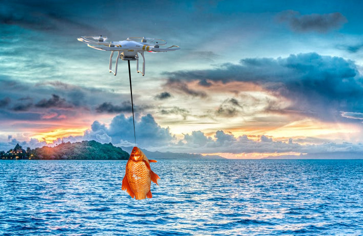 drone fishing 