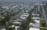 Drone footage of the aftermath of Hurricane Irma in Naples Florida