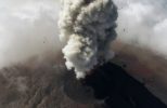 Drones Filming Guatemalan Volcanoes Erupting