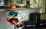 Verne Troyer aka Mini Me Crashing a Drone
