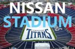 Drone Films Nissan Stadium of the Tennessee Titans