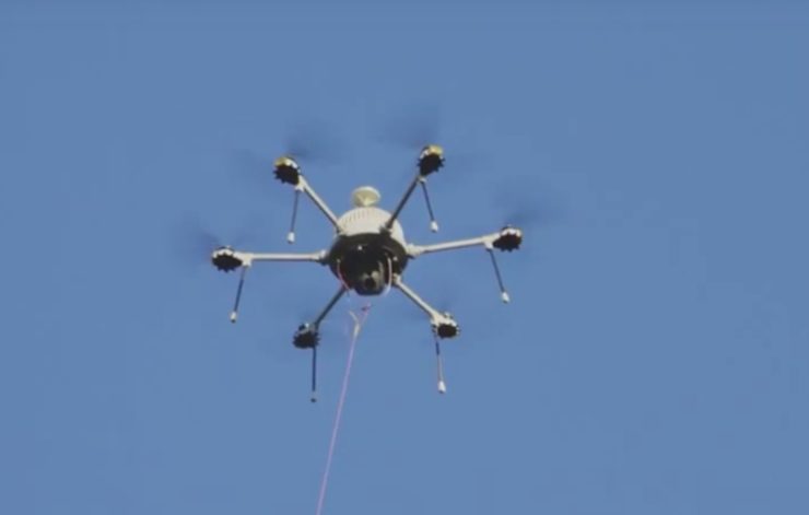 Can Tethered Drones Be the Answer to Drone's Short Battery Life?