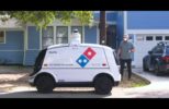 Autonomous Land Drone Being Used by Domino's Pizza For Home Deliveries