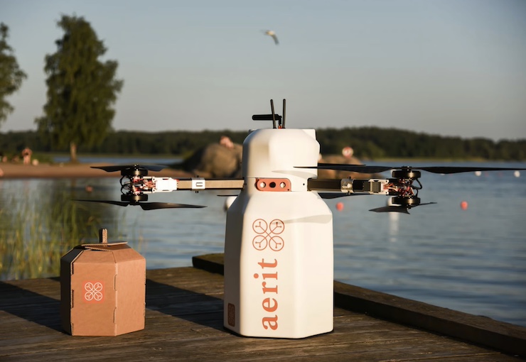 Aerit's "Flying Milk Can" Drone Scheduled to Fly Over Stockholm in May