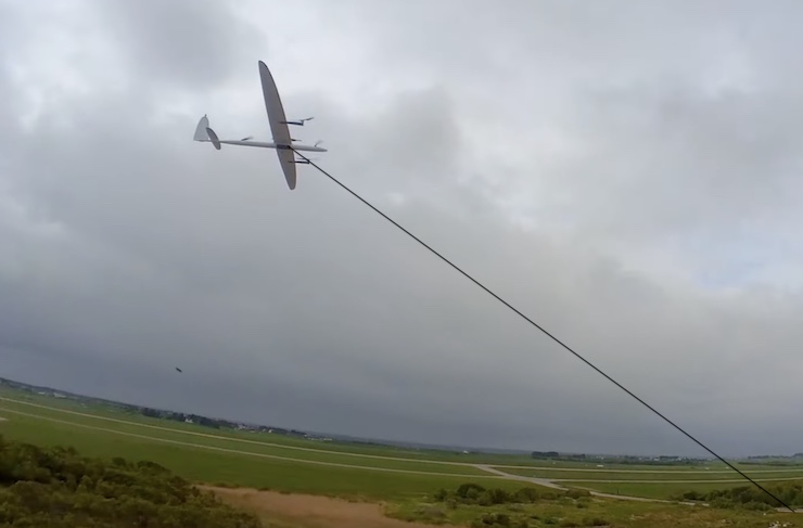 Using Drones as Wind Turbines to Generate Electricity