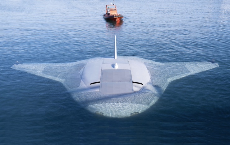 Manta Ray Drone Provides New Technology for Underwater Defense