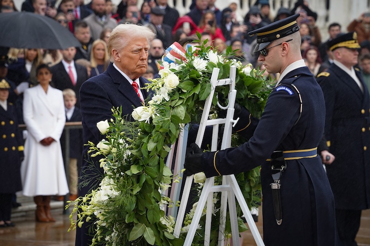 Drones Provide Security for President Trump's Inauguration