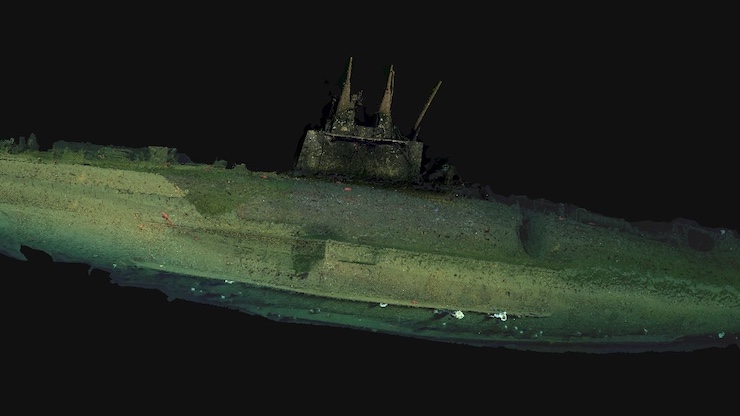 Drones Pay Homage to Fallen Sailors