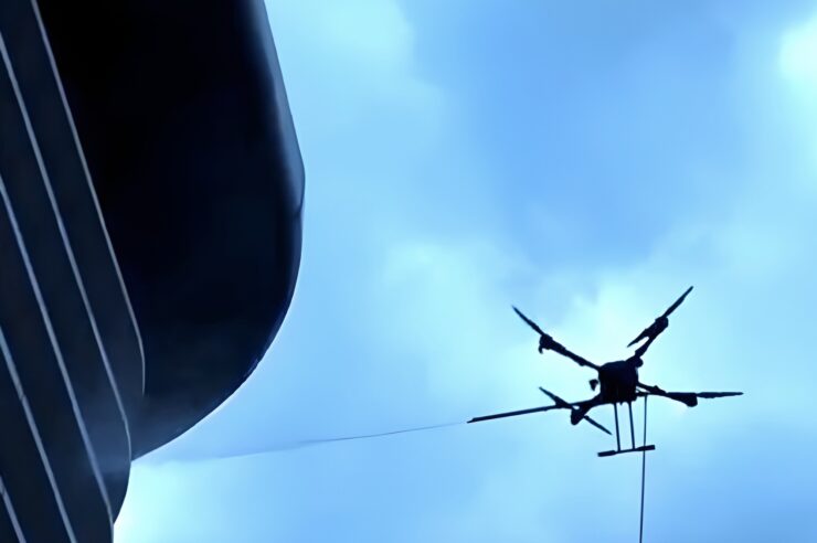autonomous facade cleaning drones