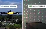 NTT laser drones patrolling poultry farm in Japan