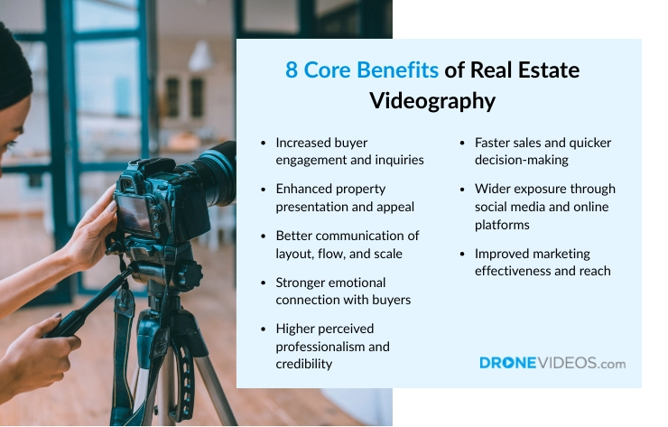 8 Core Benefits of Real Estate Videography 